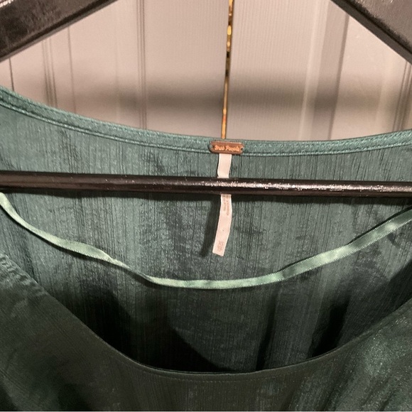 Free People Santiago Top Size XS Emerald Green - Picture 4 of 12
